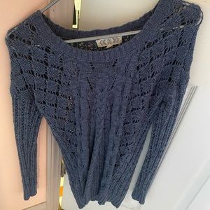 Navy sweater